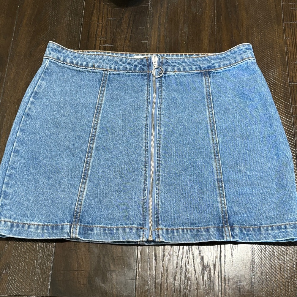 Forever 21 Light Blue Denim Mini Skirt